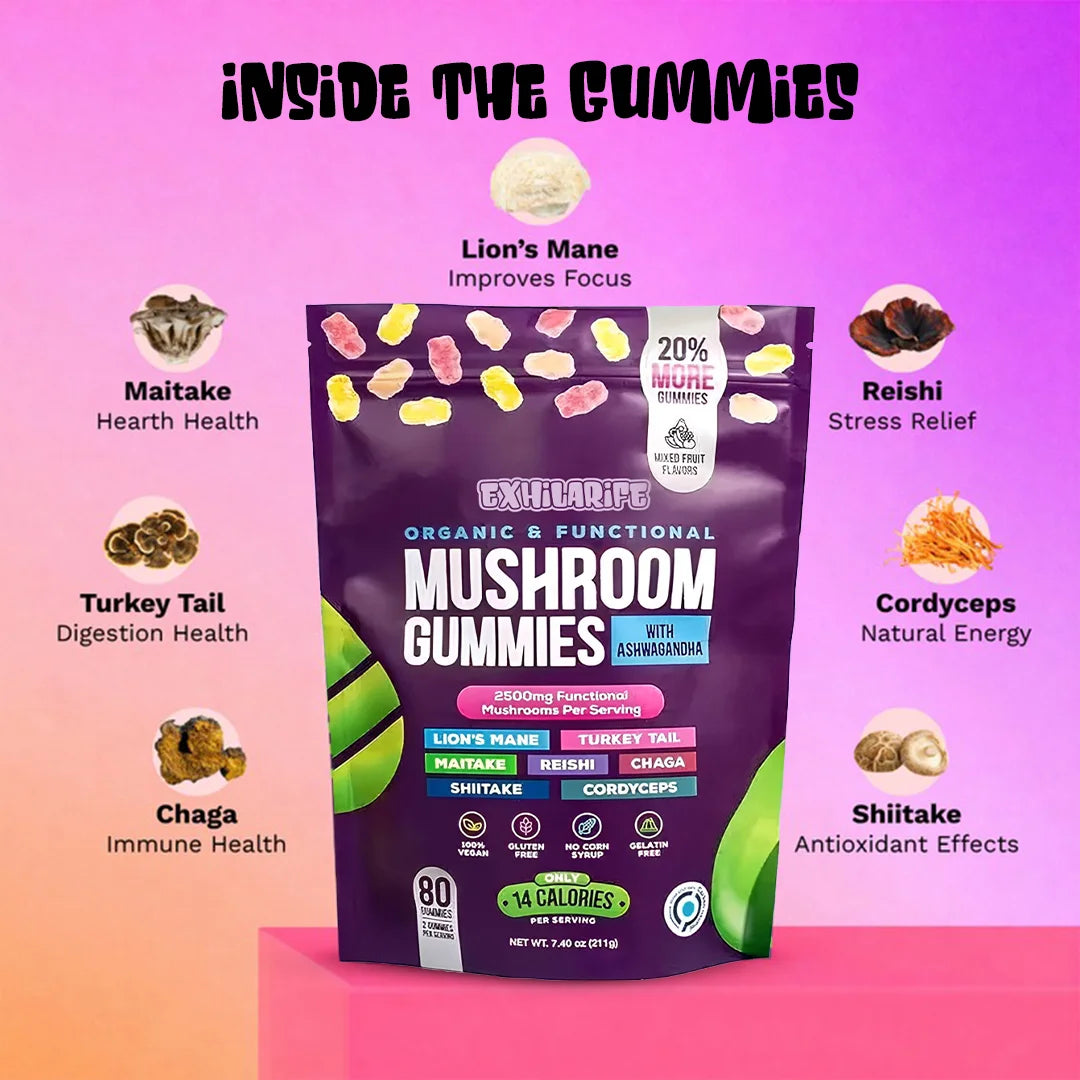 Exhilarife Focus Gummies