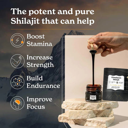 Pure Himalayan Shilajit Soft Resin