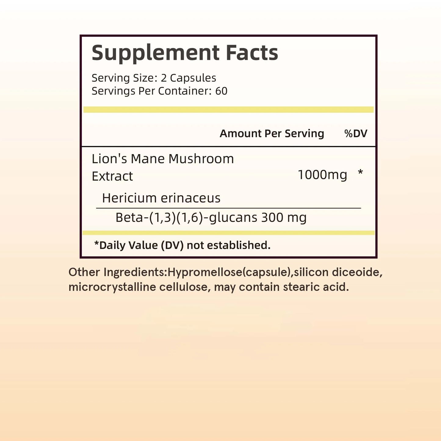 Lion’s Mane Mushroom Capsules