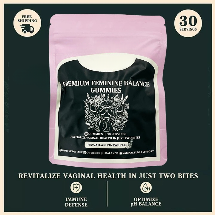Premium Feminine Balance Gummies – Hawaiian Pineapple